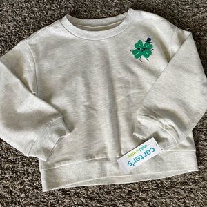 NWT 3t st Patrick’s day sweatshirt